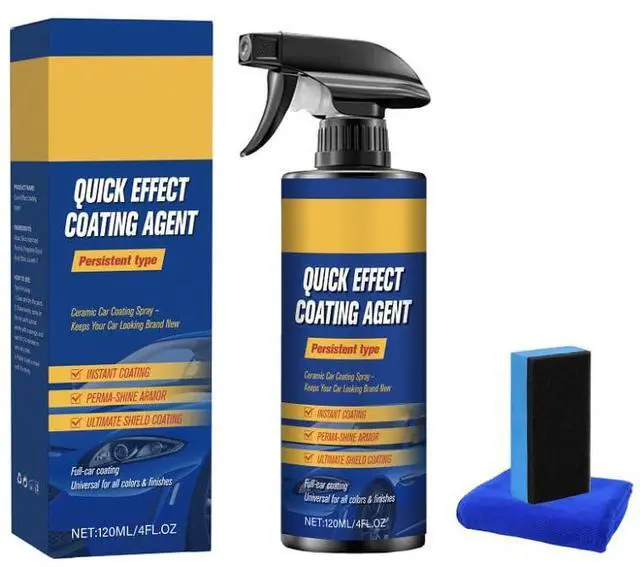 Main image of Advanced Car Quick-Acting Coating Agent Spray,Scratch Wax Polish Waterless Wash,Car Coating Sprays Cleaning Kit, Oil Film Emulsion Glass Cleaner Lasting Protection
