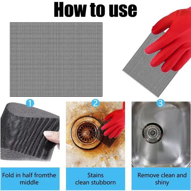 Alt view image 3 of 7 - 2024 New Upgrade Toilet Cleaning Screens Toilet Cleaner Hard Water 5.5 x 4 Inch Flexible Scrubbing Pads Remove Calcium Deposits Carbon Rust for Toilet Kitchen