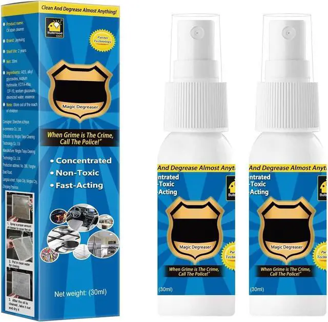 Main image of 2 PCS Magic Degreaser Cleaner Spray, Magic Degreaser All Purpose Cleaner Spray Cleaner Spray Kitchen Cleaner Spray Degreaser