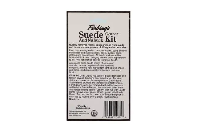 Alt view image 2 of 2 - Suede & Nubuck Cleaner Kit - Remove Stains & Clean Shoes Boots Bags Coats, More