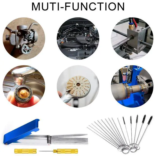 Alt view image 7 of 7 - Carburetor Cleaning Kit, Carbon Dirt Jet Remove Cleaner