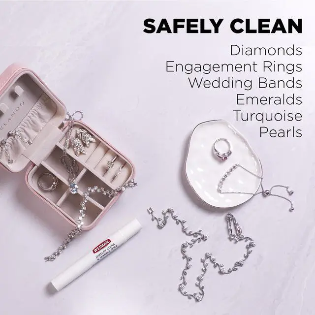 Alt view image 3 of 7 - Jewelry Cleaner & Sparkle Stick - Portable, On-The-Go Cleaning for Diamond Engagement Rings, Wedding Rings, Gemstones, Necklaces, Earrings, Bracelets
