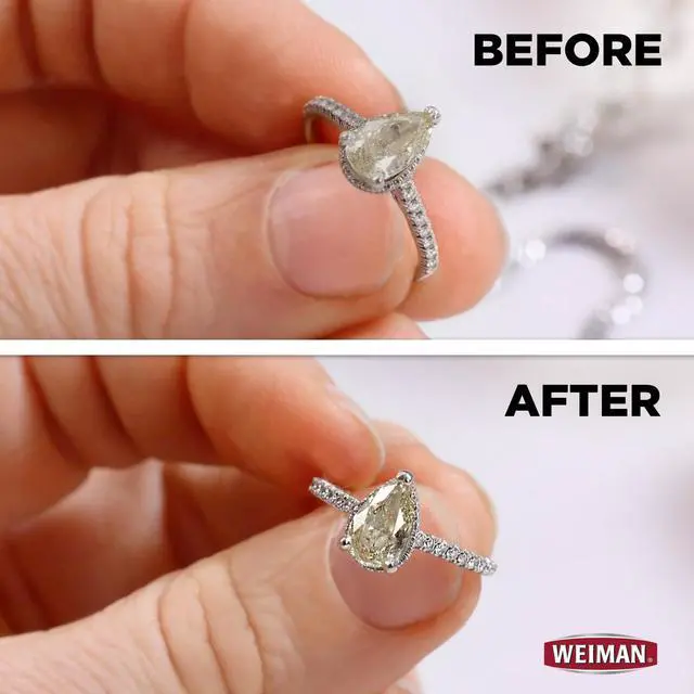 Alt view image 4 of 7 - Jewelry Cleaner & Sparkle Stick - Portable, On-The-Go Cleaning for Diamond Engagement Rings, Wedding Rings, Gemstones, Necklaces, Earrings, Bracelets