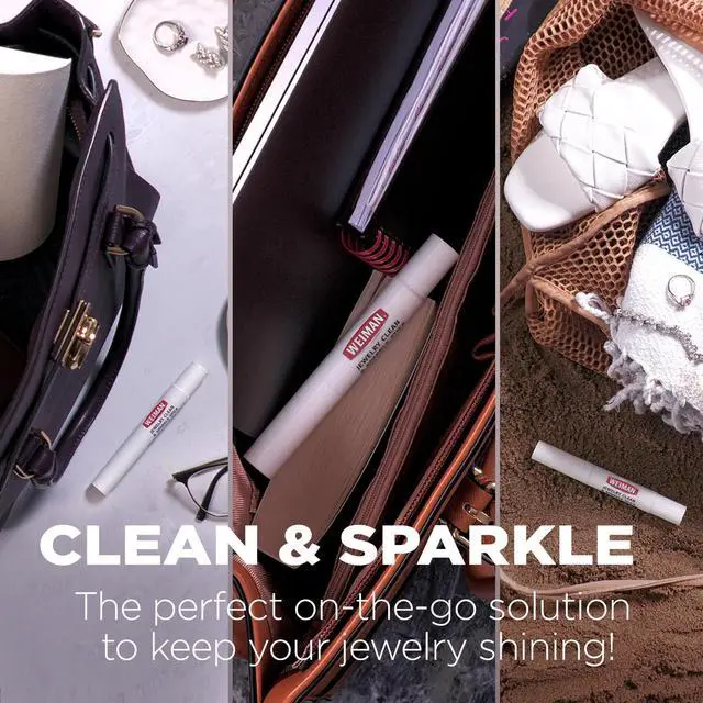 Alt view image 5 of 7 - Jewelry Cleaner & Sparkle Stick - Portable, On-The-Go Cleaning for Diamond Engagement Rings, Wedding Rings, Gemstones, Necklaces, Earrings, Bracelets