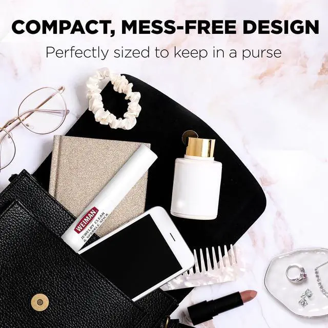 Alt view image 7 of 7 - Jewelry Cleaner & Sparkle Stick - Portable, On-The-Go Cleaning for Diamond Engagement Rings, Wedding Rings, Gemstones, Necklaces, Earrings, Bracelets