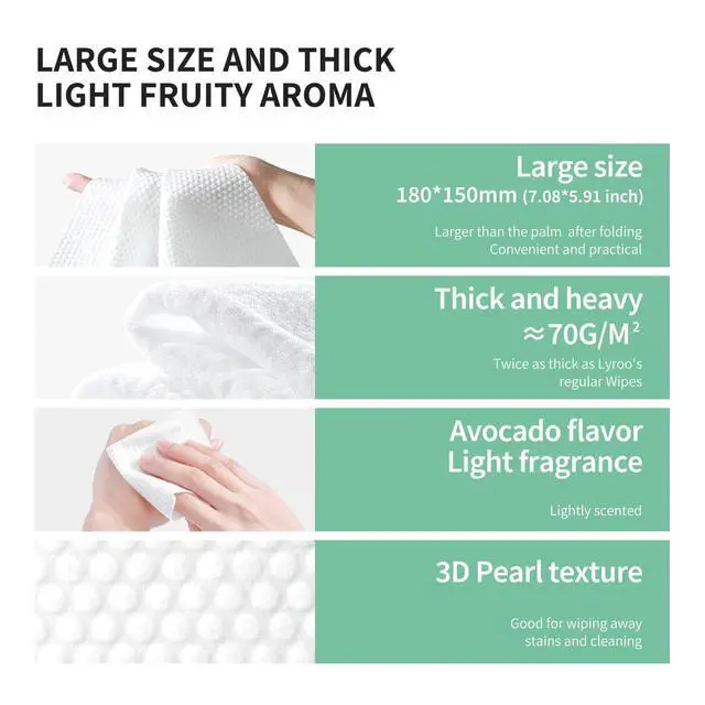 Alt view image 4 of 6 - Down Coat Cleaning Wipes 10 Pcs Instant Stain Removal for Coats