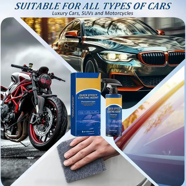 Alt view image 4 of 7 - Car Quick Effect Coating Agent Spray, 3 in 1 High Protection Quick Car Coatings Spray (1PCS)