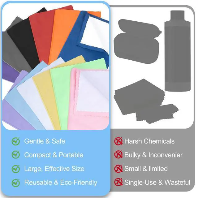 Alt view image 4 of 7 - 6 PCS Jewelry Polishing Cloths, Large 10x12 Inch(Dark)