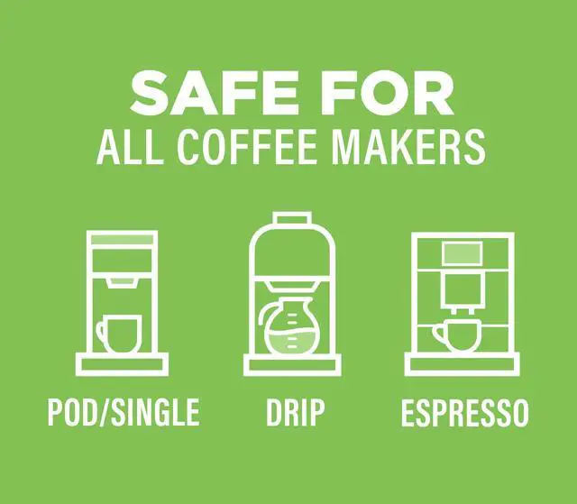 Alt view image 5 of 5 - Coffee Maker Cleaner, for Multi Cup Drip, Pod, Single Serve and Espresso, Descales & Cleans Limescale & Mineral Deposits, 3 Tablets