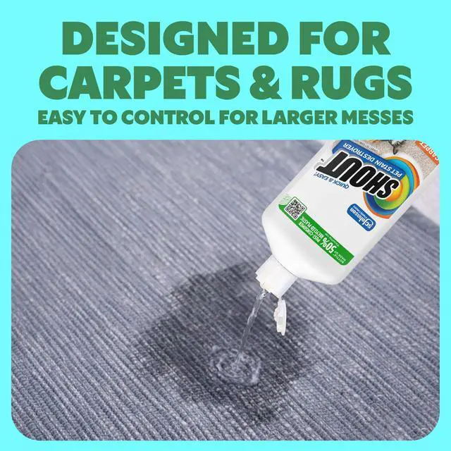 Alt view image 4 of 7 - Pet Stain Remover, Color-Safe Rug, Upholstery & Carpet Cleaner Solution for Dog & Cat Urine, Feces, Vomit & Mud, Fights Odors & Remarking, Fast-Acting Cleans in 5 Minutes or Less, 24.3oz