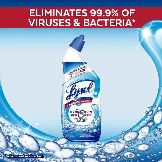 Alt view image 3 of 7 - Toilet Bowl Cleaner Gel, For Cleaning and Disinfecting, Bleach Free, Ocean Fresh Scent, 24oz (Pack of 2)