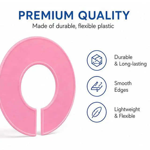 Alt view image 4 of 7 - Closet Dividers Organizers for Hanging Clothes Clothes Organizer for Closet Writable and Reusable Clothing Rack Divider for Wardrobe, Rack, Store, Boutique Sorting Clothing Size, Color 20 PCS 10-Color