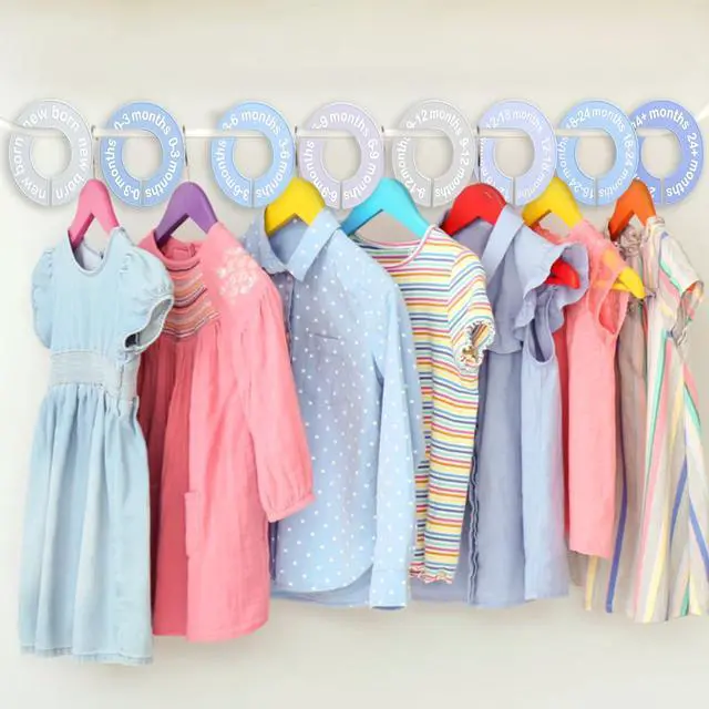 Alt view image 4 of 7 - 8 Pcs Baby Closet Dividers, Baby Clothes Dividers for Closet