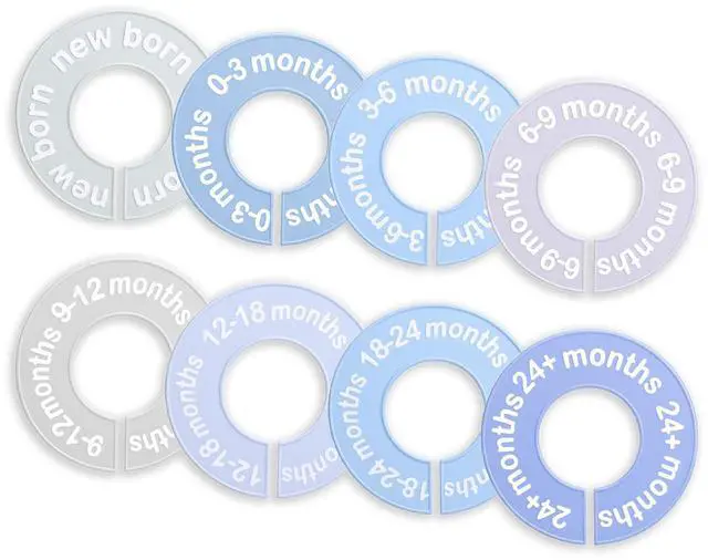 Main image of 8PCS Baby Clothes Dividers for Closet