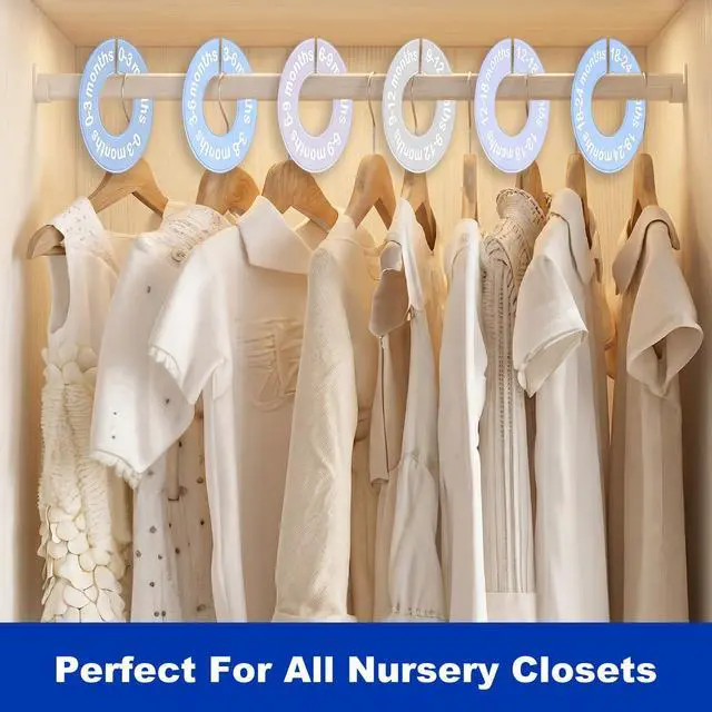 Alt view image 3 of 7 - 8PCS Baby Clothes Dividers for Closet