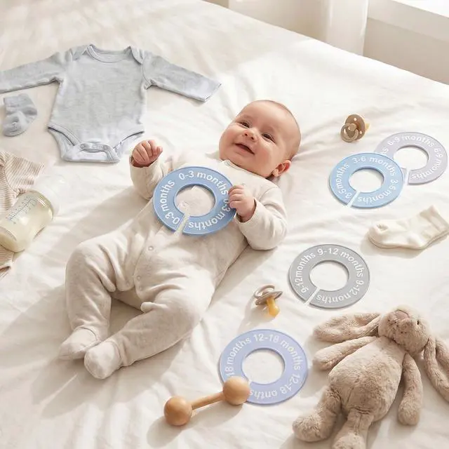 Alt view image 7 of 7 - 8PCS Baby Clothes Dividers for Closet