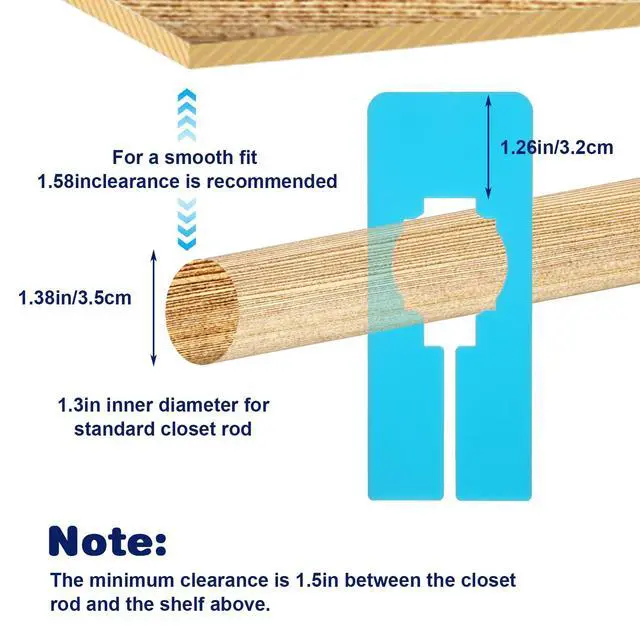 Alt view image 6 of 7 - 10pcs Clothing Size Dividers, Closet Dividers for Hanging Clothes, Closet Rack Dividers, Hanger Closets Size Divider, Reusable Rectangular Clothes Divider (Colorful)