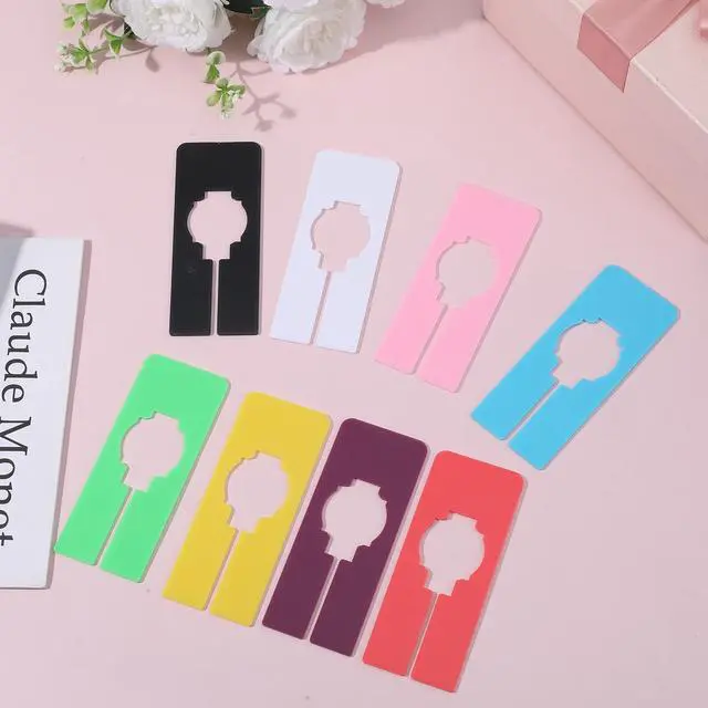 Alt view image 7 of 7 - 10pcs Clothing Size Dividers, Closet Dividers for Hanging Clothes, Closet Rack Dividers, Hanger Closets Size Divider, Reusable Rectangular Clothes Divider (Colorful)