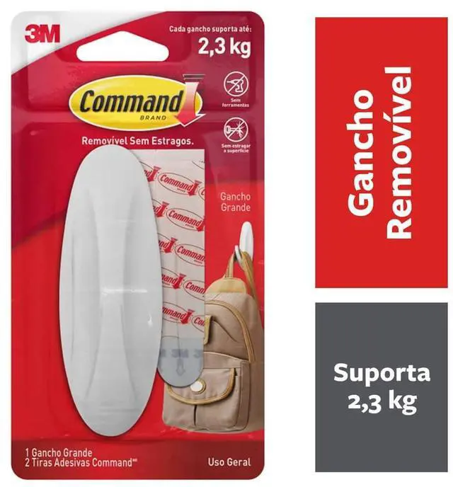 Alt view image 2 of 7 - 17083 Designer Large Plastic Hook, 1 Hook 2 Strips