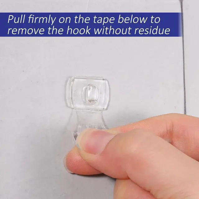 Alt view image 6 of 7 - 50 Pack Small Adhesive Clips for String Lights