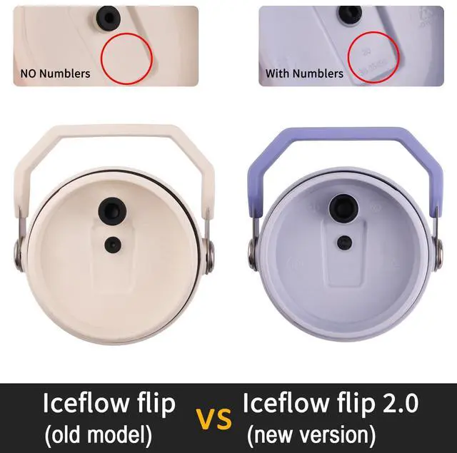Alt view image 6 of 7 - Replacement Straws - Only Compatible with 30 oz & 64 oz (Old Model) Stanley IceFlow Flip Straw Tumbler-Accessories included 6 Straws,1 Cleaning Brush