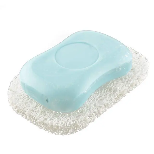 Alt view image 3 of 6 - 4 Pack White Soap Saver Holder for Bar Soap Shower Bathroom Dish Self Draining Lift Pad Porous Construction air circulate 2.9" x 4.5" PVC Non-BPA Non-Slip Durable