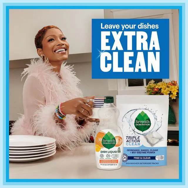 Alt view image 3 of 7 - Dish Soap Fresh Lime & Ginger Scent 1 count Dishwashing Soap Dish Detergent Liquid Soap 19 oz