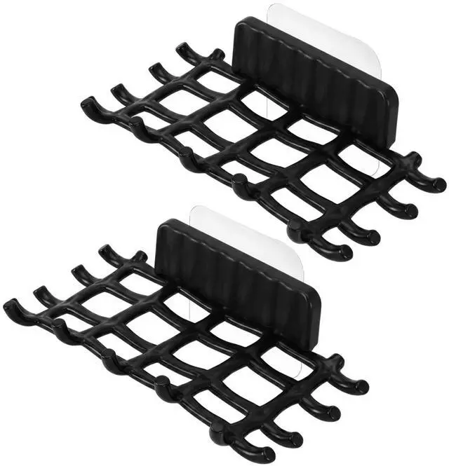 Main image of 2 Pcs Shower Soap Holder for Wall, Adhesive Wall Mounted Soap Dish