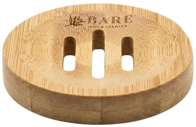 Main image of Bamboo Bar Soap Holder (2pcs) | 3-in Slotted Natural Bamboo Tray for Shower Steamers | Cruelty-Free & Vegan