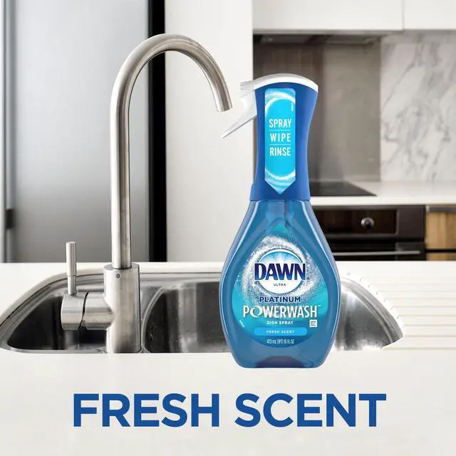 Alt view image 2 of 7 - Platinum Powerwash Dish Spray, Dish Soap, Fresh Scent Refill, 16 Fl Oz (Pack of 1)