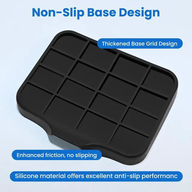 Alt view image 4 of 7 - 3 Pack Silicone Soap Dish with Drain - Bar Soap Holder for Shower, Bathroom and Kitchen Sink Organize (2Pack Black + 1Pack White)