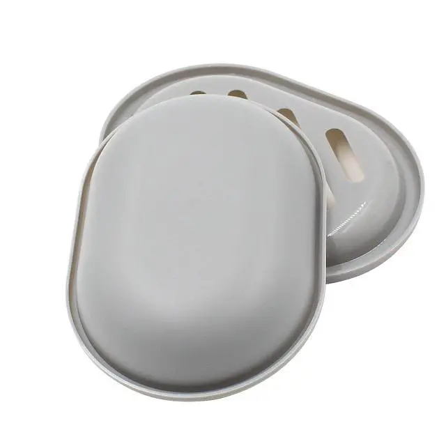 Alt view image 7 of 7 - 2-Pack Soap Dish with Drain, Soap Holder & Saver, Easy Cleaning, Dry, Stop Mushy Soap (Gray)