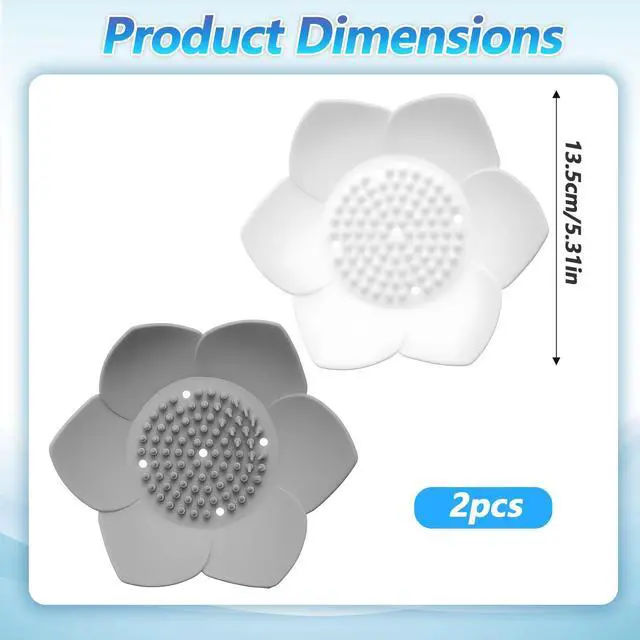 Alt view image 4 of 7 - 2 Pack Silicone Soap Dishes with Draining, Shower Steamer Tray