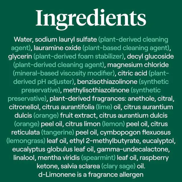 Alt view image 7 of 7 - Hand Dish Liquid Yuzu Basil Rejuvenating 19 fl oz