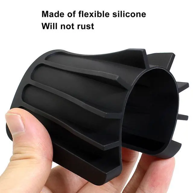 Alt view image 2 of 5 - Black Self Draining Soap Holder Premium Silicone Soap Dish