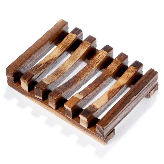 Main image of Wooden Soap Holder, Teak Soap Dish Wooden Sponge Holder for Kitchen Sink, Teak Shower Caddy Self Draining Dishes for Shower, Sink, Bathroom, Kitchen, Countertop, Bathtub, RV