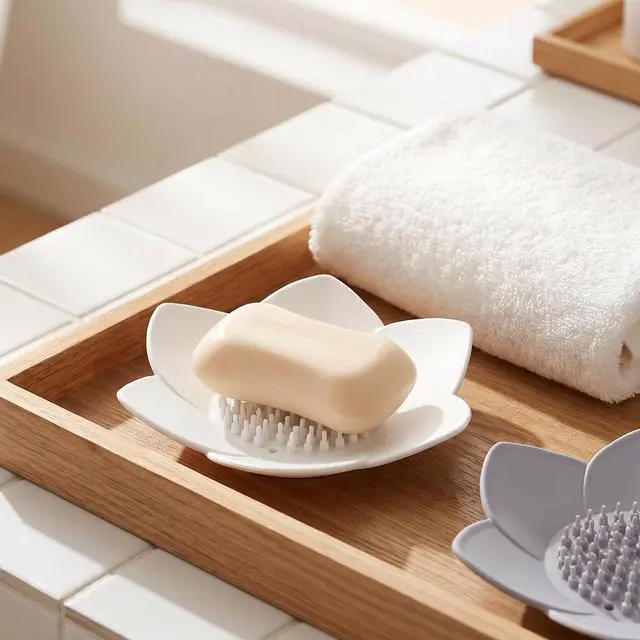 Alt view image 3 of 7 - 2 Pcs Shower Steamer Tray, Shower Steamer Holder with Self Draining
