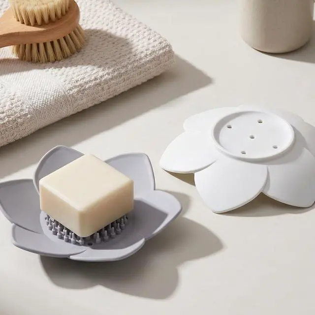 Alt view image 4 of 7 - 2 Pcs Shower Steamer Tray, Shower Steamer Holder with Self Draining