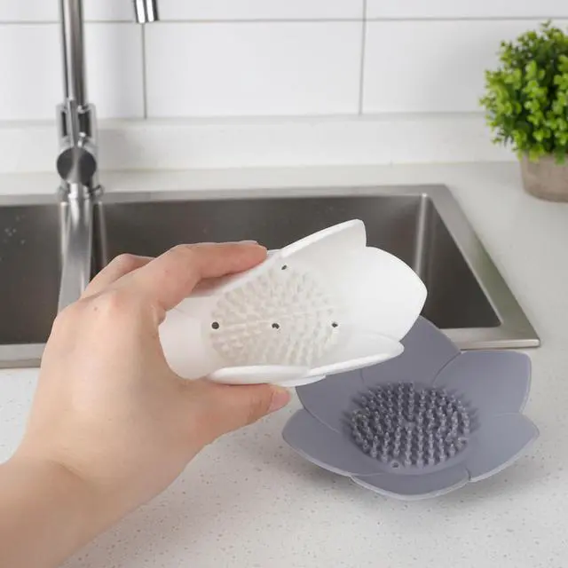 Alt view image 5 of 7 - 2 Pcs Shower Steamer Tray, Shower Steamer Holder with Self Draining