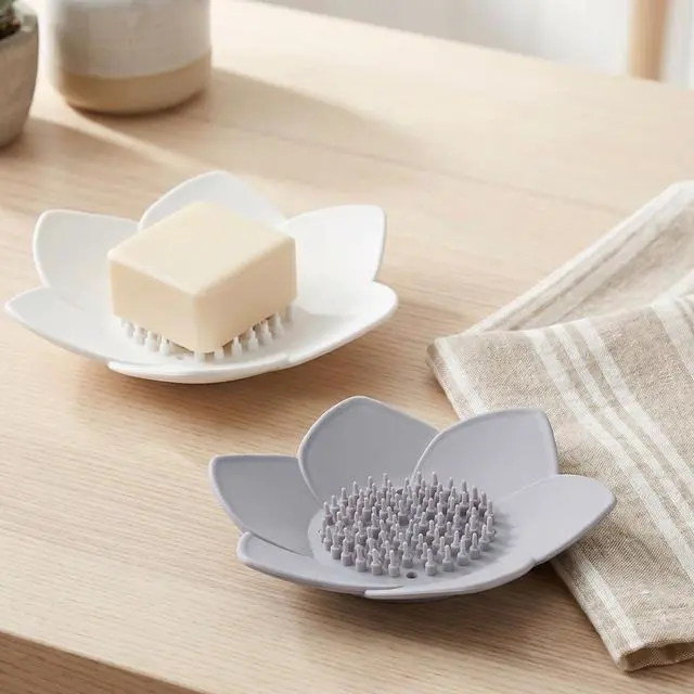 Alt view image 6 of 7 - 2 Pcs Shower Steamer Tray, Shower Steamer Holder with Self Draining