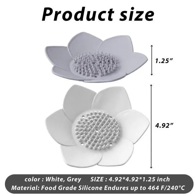 Alt view image 7 of 7 - 2 Pcs Shower Steamer Tray, Shower Steamer Holder with Self Draining