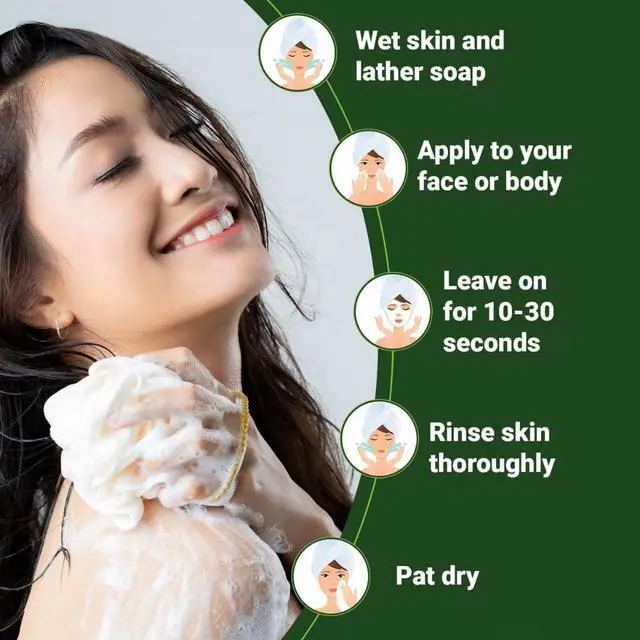 Alt view image 3 of 7 - Tea Tree Soap Tea Tree Oil Wash Bar for Face & Body Remedy Soap Bar