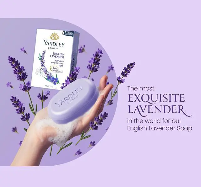 Alt view image 4 of 7 - English Lavender Luxury Soap 3 x 100 g