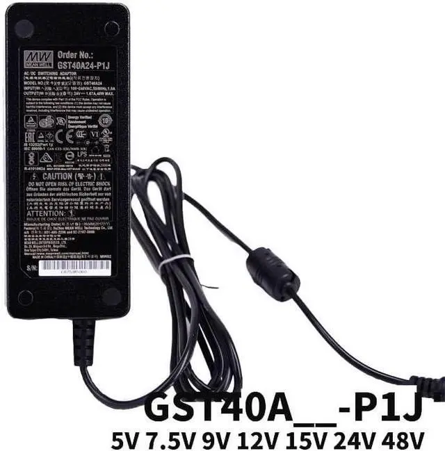 Alt view image 3 of 7 - MEAN WELL GST40A15-P1J 40W AC-DC Reliable Green Industrial Adaptor GST40A 15V 2.67A
