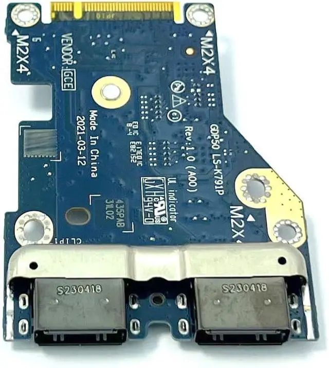 Alt view image 2 of 4 - GinTai USB Ports IO Circuit Board/USB Board for DELL M15 R6 GDP50 LS-K791P | USB Ports IO Circuit Board/USB Board Without IR