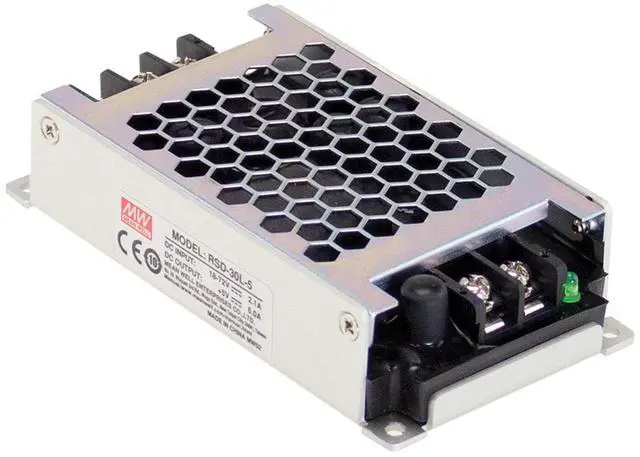 Main image of MEAN WELL RSD-30G-24 24V 1.25A 30W Reliable Railway Enclosed DC-DC Converter 9-36 Vin