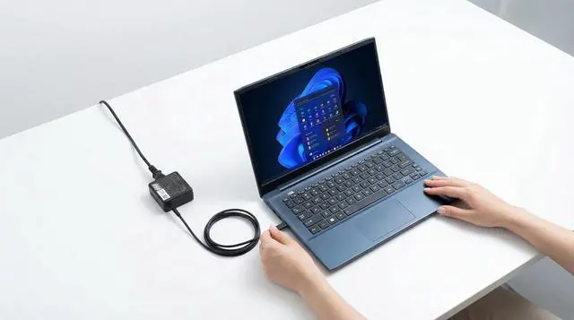 Alt view image 6 of 7 - Dynabook 65W USB-C Laptop Charger - Original Type-C AC Adapter, Fast Charging Power Supply for Dynabook, USB-C Laptops, PD Compatible, Replacement Charger with Cable