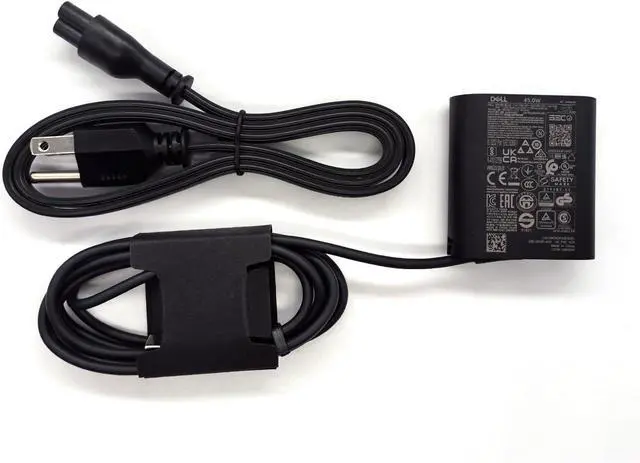 Alt view image 4 of 7 - Dell Laptop Charger GAN 45W watt USB Type C (USB-C) AC Power Adapter - XPS 9315 2-in-19315, DA45NM210