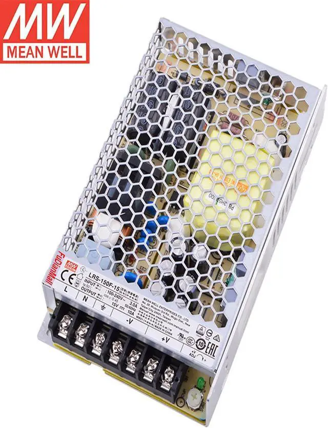 Alt view image 4 of 7 - Mean Well LRS-150F-48 150W Single Output Switching Power Supply 48V 3.3A Enclosed Type Variable DC Power Supply