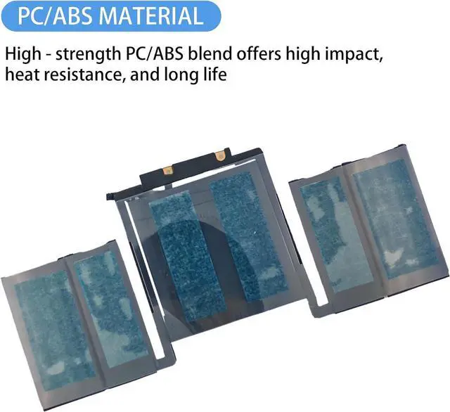 Alt view image 5 of 6 - A1706 A1819 Battery Replacement for MacBook Pro 13 inch Late 2016 Mid 2017 EMC 3071, EMC 3163 MPDK2LL/A, MPXW2LL/A, MPXX2LL/A, MQ002LL/A